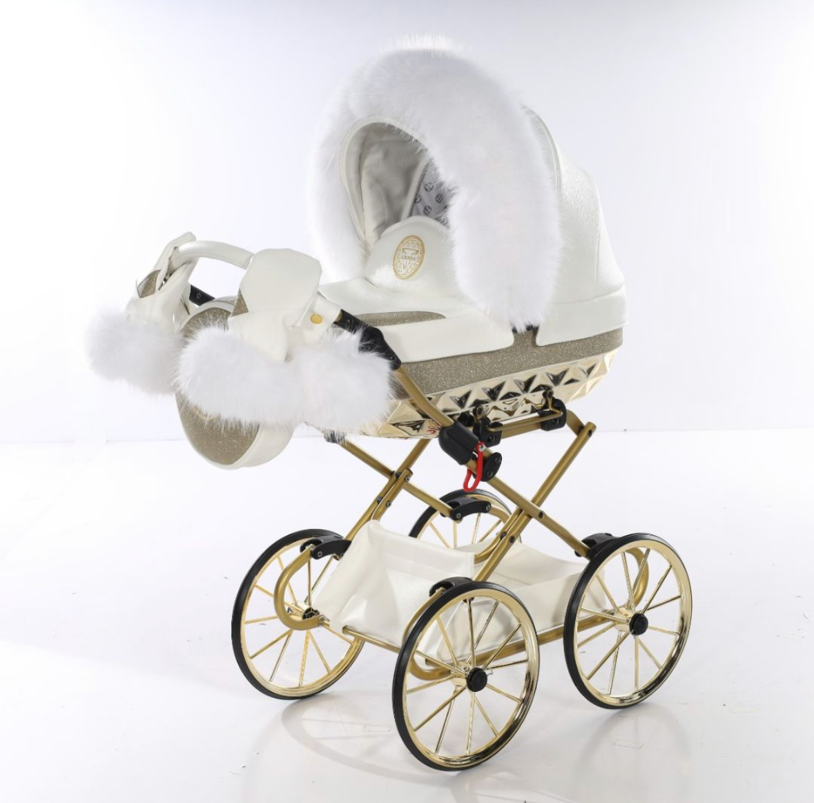 JUNAMA Carrito de muñecas Hand Glitter